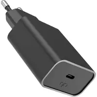 Force Power Lite Chargeur secteur 1 port C PD 45W Recyclé Noir