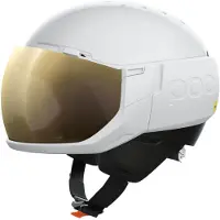 POC - Casque de ski/snowboard à visière - Levator MIPS Hydrogen White - Taille 51-54 cm - Blanc