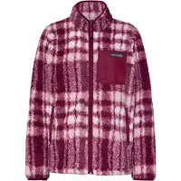 Columbia Veste en polaire fonctionnelle 'West Bend' lie de vin / blanc