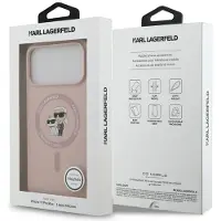 Karl Lagerfeld Karl&choupette Ring Magsafe Iphone 17 Pro Max Phone Case Rose