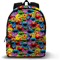 KARACTERMANIA Sesame Street Collage 44x31x18 Cm 24.55l Backpack Multicolore Enfants