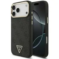 GUESS 4g Triangle Logo Magsafe Iphone 17 Pro Max Phone Case Noir