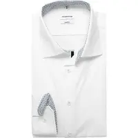 Seidensticker Shaped Chemise blanc, Unicolore