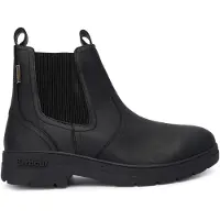 Barbour pour homme. MFO0817 Bottines en cuir Chelsea Turnbull noir (42), Plat, Aucun, Casuel