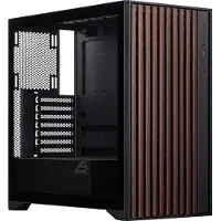 Blackstorm Artemis W01B ATX Case, black/wood (ATX), Boîtier PC, Marron, Noir