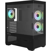 Zalman Chronix Black (ATX, mATX, Mini-ITX), Boîtier PC, Noir