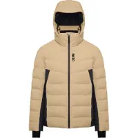 Colmar - Veste de ski hybride chaude et imperméable - Men Ski Puff Jacket Crumble Black pour Homme en Softshell - Taille XL - Beige