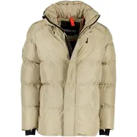 Superdry 5 Baffle Sports Padded Jacket Beige L Homme