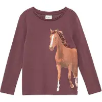 s.Oliver T-Shirt pueblo / bourgogne / blanc
