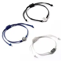 The Carat Shop Real Madrid set de 3 bracelets d'amitié One Size