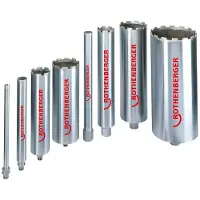 Rothenberger Couronnes de forage High Speed Plus pierre naturelle Ø 8,3 mm longueur 110 mm G 1/2? (8,3 mm)