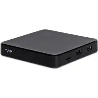 TVIP S-Box v.605se (8 Go, Android 8.0 (Oreo)), Boîtier de diffusion en continu, Noir