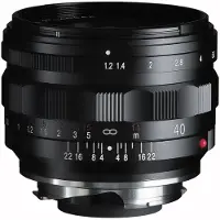 Voigtländer Nokton 40mm F/1.2 Type II ASPH monture Leica M noir