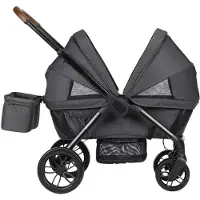 Bebeconfort Helios, poussette 2 en 1 dès la naissance, 0-4 ans, 0-22 kg, 2 sièges opposés, pliage compact, Mineral Graphite