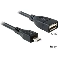 DeLOCK Câble MICRO USB B, USB 2.0 et USB OTG -