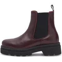 Woden Chelsea Boots 'Sanna' bordeaux / noir