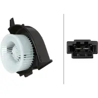 Hella Ventilateur d'habitacle 12 V 312 W 2 pôles pour SKODA ROOMSTER, entre autres
