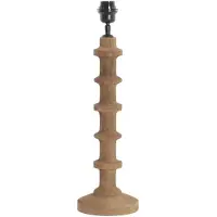 Light & Living - lampe de table - Cecily - marron - bois - Ø 16cm - E27 - 7044133