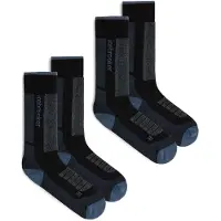 Icebreaker Merino Blend Ski+ Medium Otc Socks 2 Units Noir EU 38-40 Femme