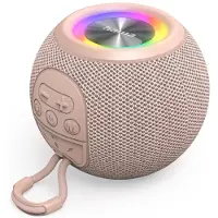 Hama Ball Shape Speaker rosa Bluetooth-Speaker m. 5 Licht-Modi