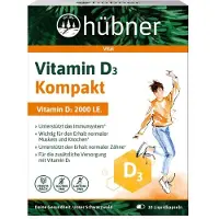 Hubner Vitamine D3 Kompakt | 30 capsules liquides | végétarien