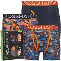 Crosshatch Boxers Linamo trois pièces hommes - Orange