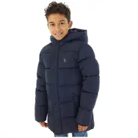 U.S. POLO ASSN. Manteau matelassé épais garçons - Navy Blazer