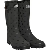 Trespass Bottes Wellington à pois elena femmes - Noir