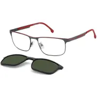 Carrera Lunettes de Vue CA 8921/C 56/18/145 MATTE BLACK RED/ GREEN POLARIZED métal homme CA 8921/C