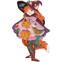 Djeco Puzzle géant La sorcière Lily,