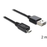 DeLOCK EASY USB 2.0 câble A vers Micro USB (2 m, USB 2.0)
