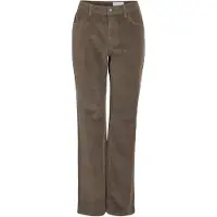 Noisy May Yolanda Wide Leg Fit Corduroy Jeans Marron 25 / 32 Femme