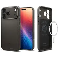 Spigen Thin Fit (Apple iPhone 17 Pro Max), Coque pour téléphone portable, Gris