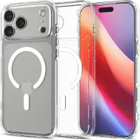 Spigen Ultra Hybrid MagFit (Apple iPhone 17 Pro), Coque pour téléphone portable, Transparent