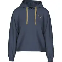 Pieces Sweat-shirt 'PCCHILLI' bleu foncé / or
