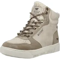 Mustang Damen High-Top Sneaker gefüttert Beige 15M0212005