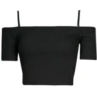 GUESS Blouses SS FRANCE TOP femmes - Noir - EU XS