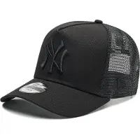 New Era New York Yankees Cap Trucker Youth Adjustable Clean 9Forty Black
