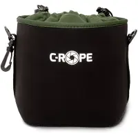 C-Rope CRP-CNB-M-BLK-2 étui et housse d'appareils photo Noir et Vert