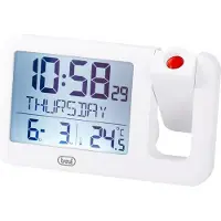 Trevi PJ 3030, Réveil numérique, Rectangle, Blanc, Intérieur, Heure, 2 ans/années