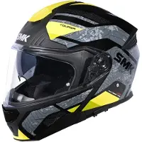 SMK-Link Gullwing Navigator Gris Jaune Casque Modulable Taille L