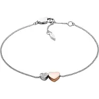 Fossil Bracelet à maillons Vintage Motifs avec pierre de verre JF03095998