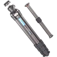 Leofoto LS-284C PRO+ LH-30R CNC (Carbone, Métal), Trépied, Noir