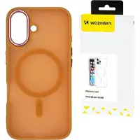 Wozinsky Fashion Case MagSafe for Samsung Galaxy S25 Ultra - orange (Samsung Galaxy S25 Ultra), Coque pour téléphone portable, Orange