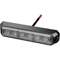 Hella Feu rotatif à éclats 24 V LED rouge universel pour différents véhicules