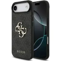 GUESS Coque 4G Metal Logo Backcover pour Apple iPhone Air - Noir
