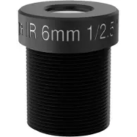 Axis - Objectif CCTV - 12,7 mm (1/2") - montage M12 - 6 mm - f/2.0 (pack de 4) - pour Q6010-E, Q6100-E 50 Hz