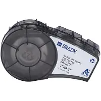 Brady M21-17-423 ruban polyester 25,40 mm x 12,70 mm (d'origine) - noir sur blanc