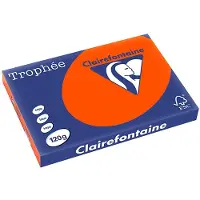 Clairefontaine Rouge cardinal A3 Papier couleur 120 g/m² (250 feuilles)