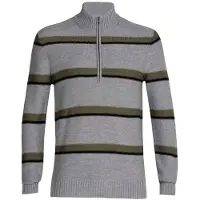 Icebreaker Waypoint Merino Half Zip Sweater Gris L Homme